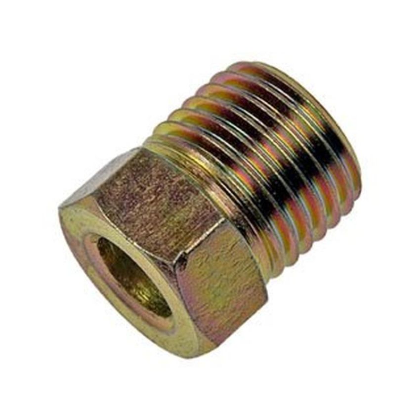 DORMAN 490-305 Oversize Tube Nut-Steel-Gold-1/4 In. x 1/2 In. x 20