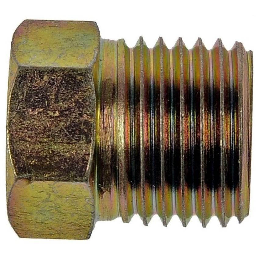 DORMAN 490-305 Oversize Tube Nut-Steel-Gold-1/4 In. x 1/2 In. x 20