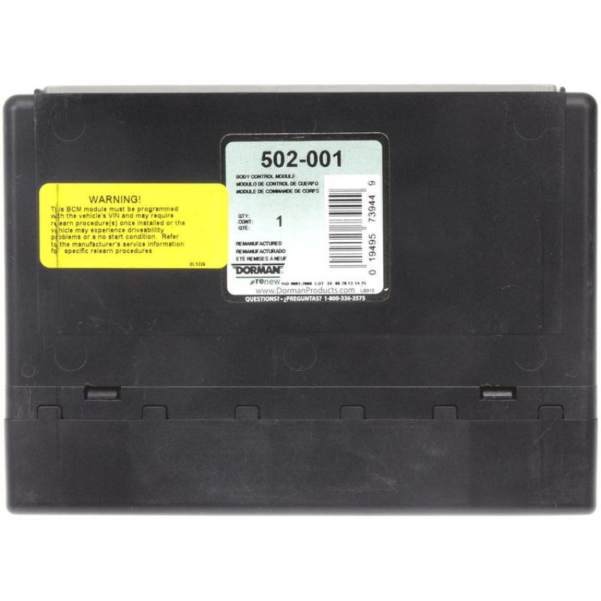 DORMAN 502-001 Remanufactured Body Control Module