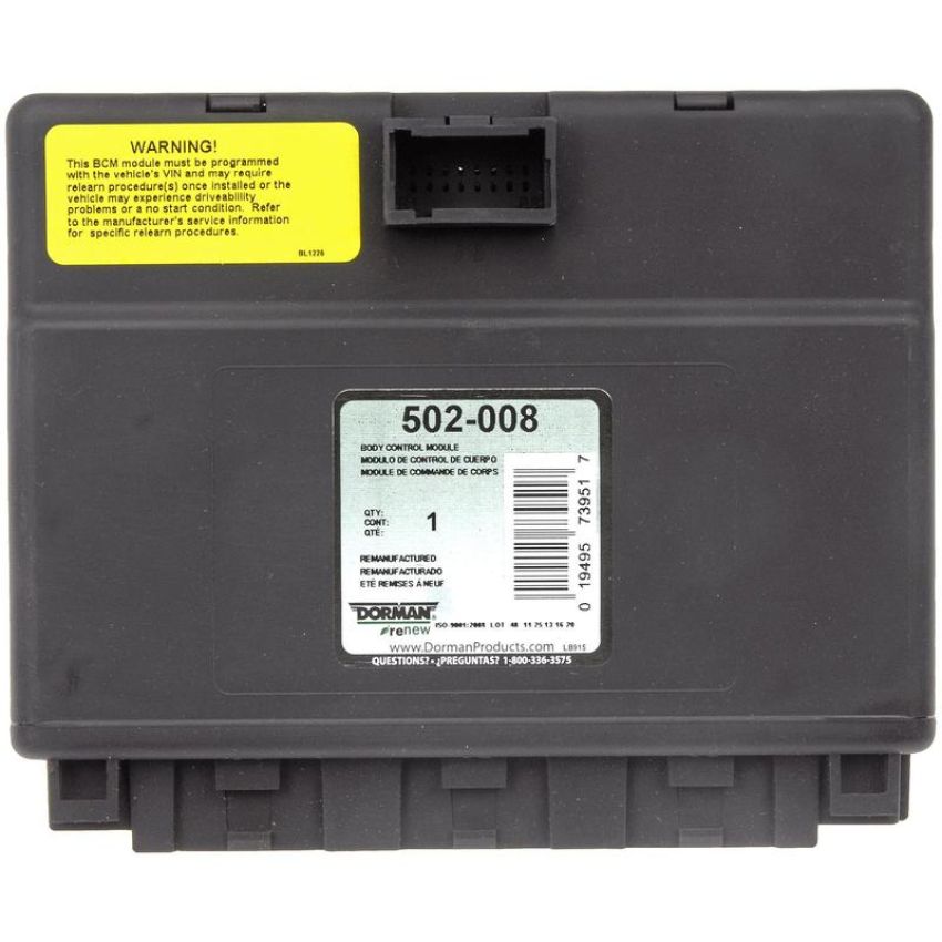 DORMAN 502-008 Remanufactured Body Control Module