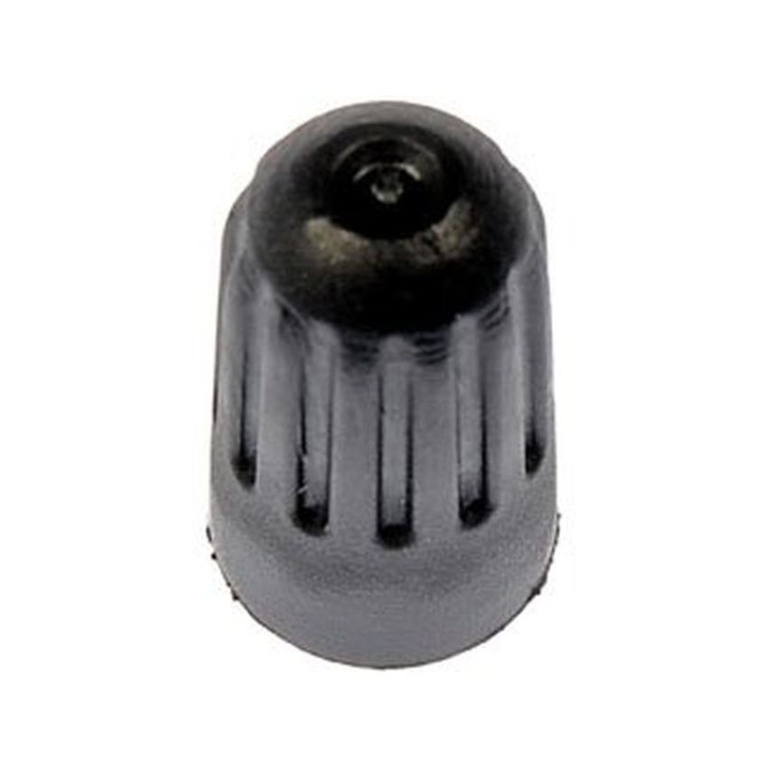 DORMAN 609-154 TPMS Long Black Plastic Sealing Valve Cap - 50 Pcs.