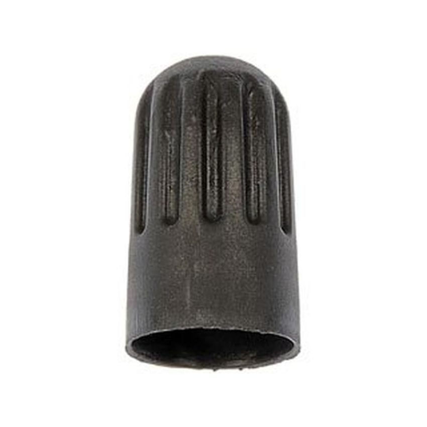 DORMAN 609-154 TPMS Long Black Plastic Sealing Valve Cap - 50 Pcs.