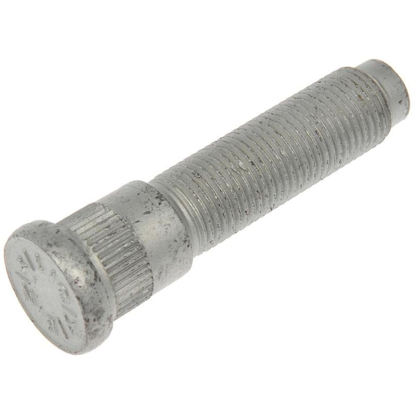 DORMAN 610-614 9/16-18 Serrated Wheel Stud - 17.28 mm Knurl, 65.29mm Length