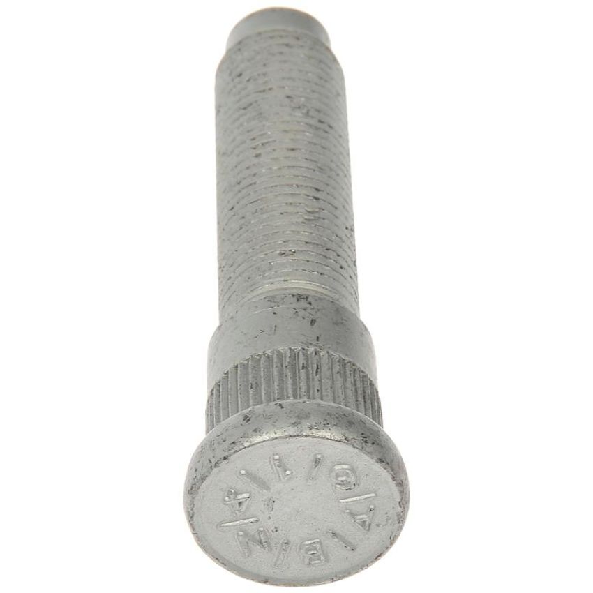 DORMAN 610-614 9/16-18 Serrated Wheel Stud - 17.28 mm Knurl, 65.29mm Length