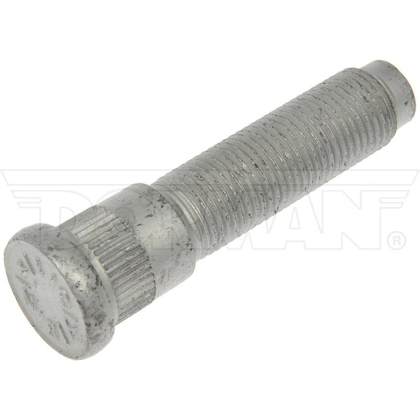 DORMAN 610-614 9/16-18 Serrated Wheel Stud - 17.28 mm Knurl, 65.29mm Length