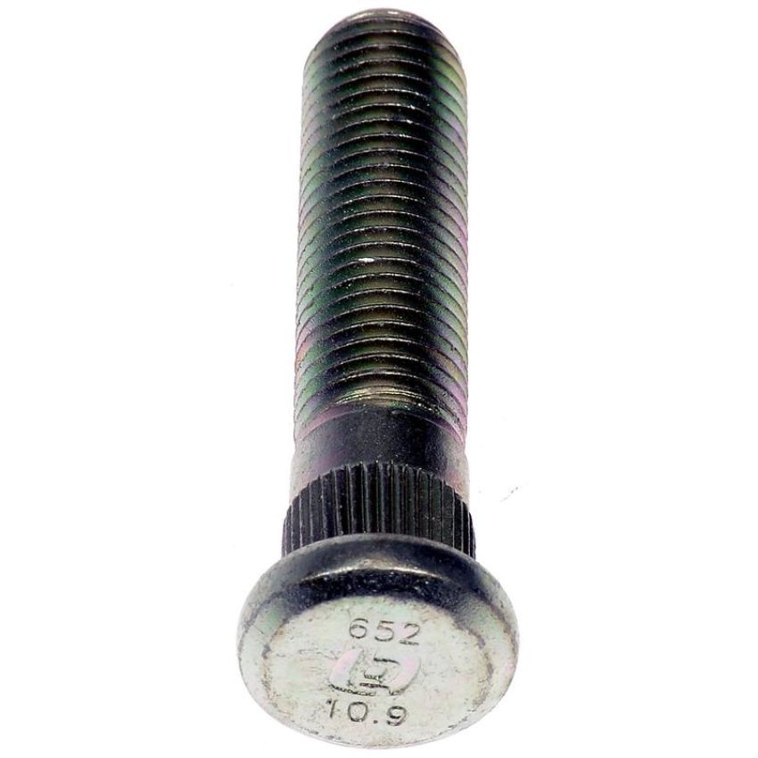 DORMAN 610-652 M12-1.50 Serrated Wheel Stud - 12.85mm Knurl, 58mm Length