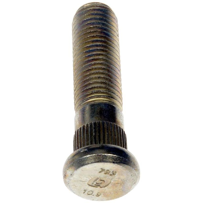 DORMAN 610-793 M12-1.50 Serrated Wheel Stud - 0.5in. Knurl , 49mm Under Head Length