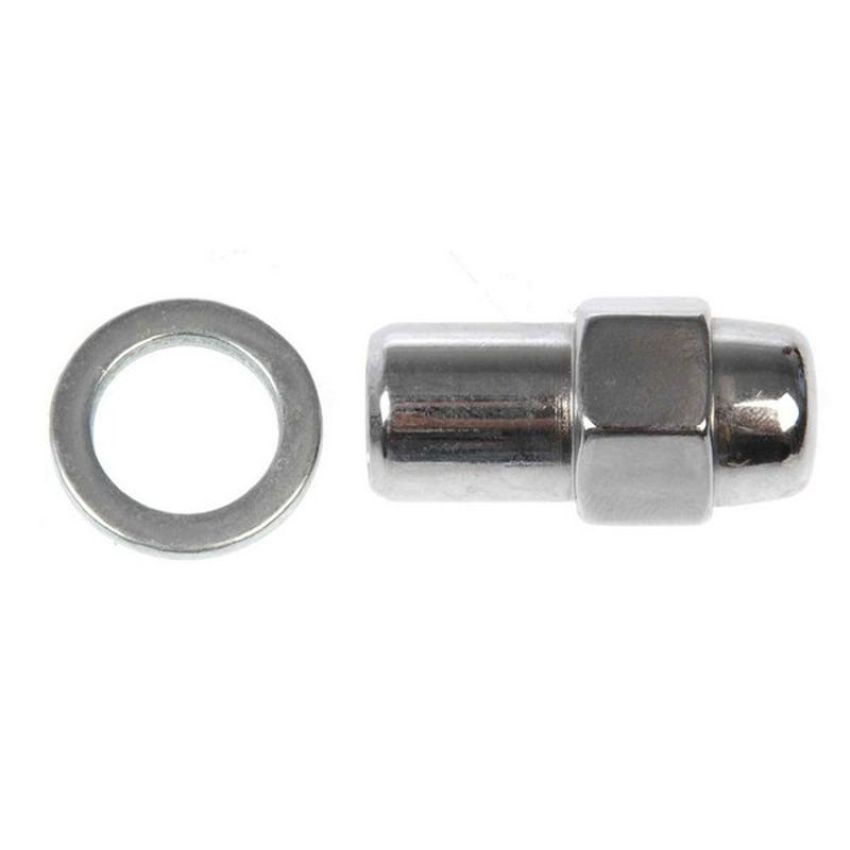 DORMAN 611-105 Wheel Nut Chrome Mag Wheel 7/16-20, Hex 13/16 In.