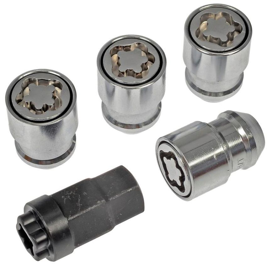 DORMAN 611-122FK Wheel Nut Kit 1/2-20 Dometop - 3/4 In. Hex, 1-5/16 In. Length With Lock