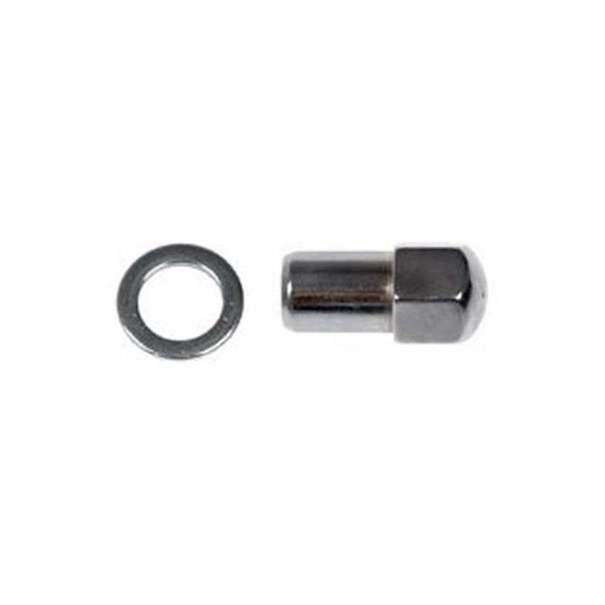 DORMAN 611-156 Wheel Nut 1/2-20 Duplex Mag , 1 In. Shank Length - 7/8 In. Hex, 1.808 In. Length
