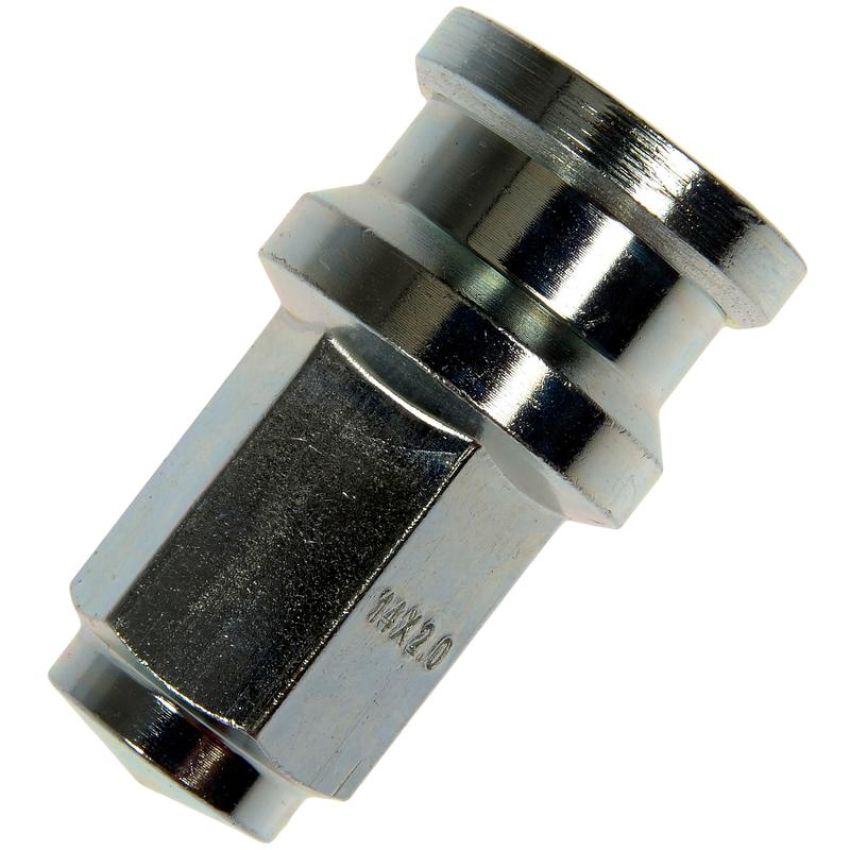 DORMAN 611-206 Wheel Nut M14-2.0 Flanged Flat Face - 21mm Hex, 50mm Length