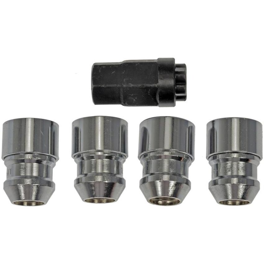 DORMAN 611-236FK Wheel Nut Kit M14-1.50 Flattop  Nut-22 mm Hex, 44.5 mm Length With Lock
