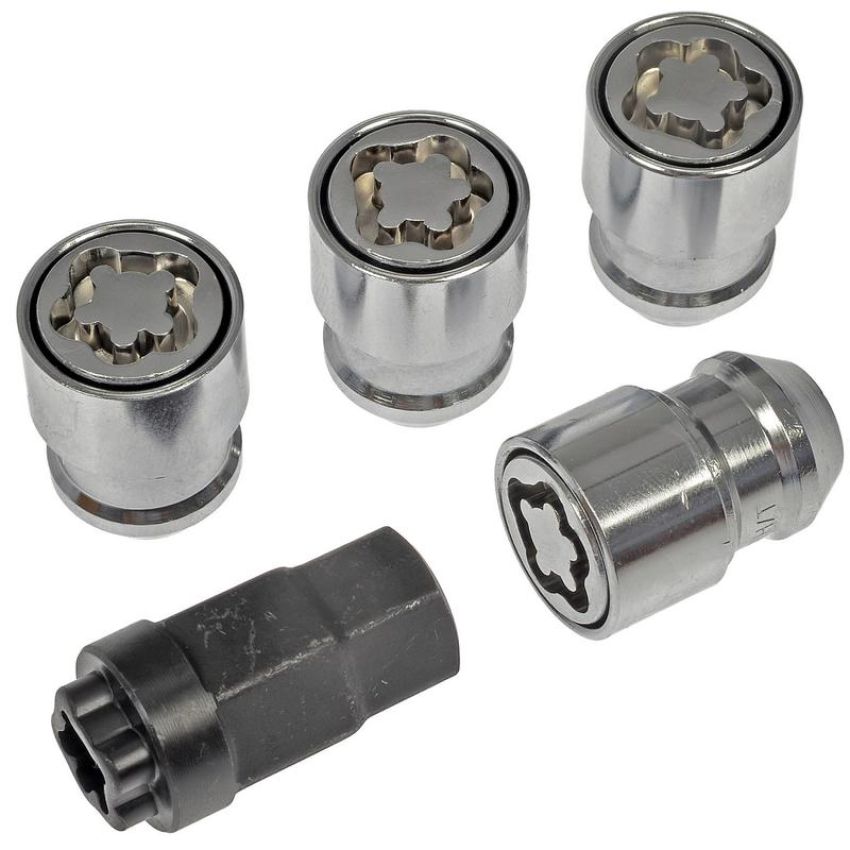 DORMAN 611-303FK Wheel Nut Kit M12-1.50 Capped-19 mm Hex, 32.1 mm Length With Lock