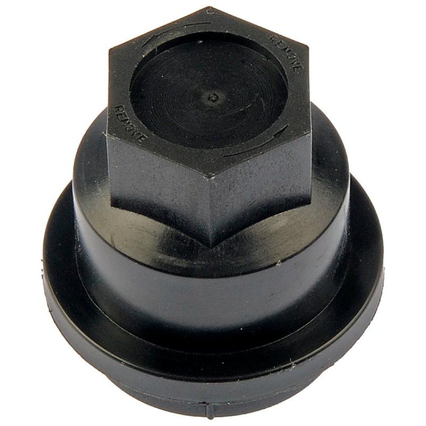 DORMAN 611-615 Black Wheel Nut Cover M24-2.0, Hex 19mm
