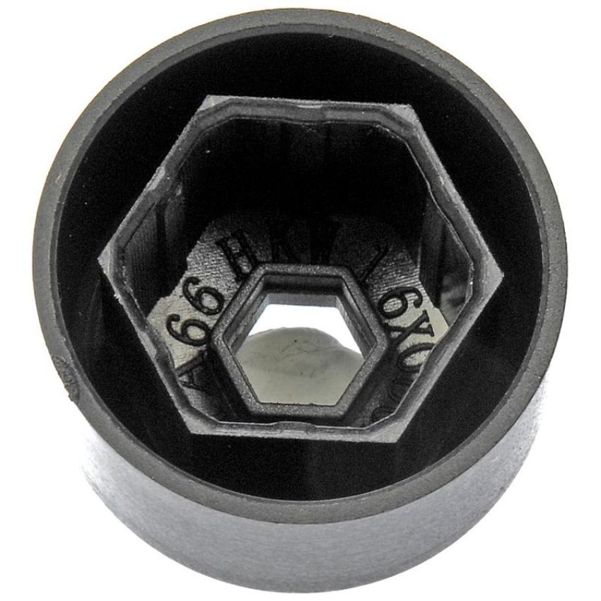 DORMAN 611-644 Black Wheel Nut Cover, Push Type
