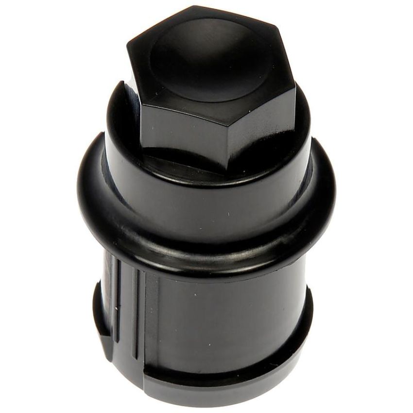 DORMAN 611-948 M27-2.0 Black Wheel Nut Cover - Threaded Type