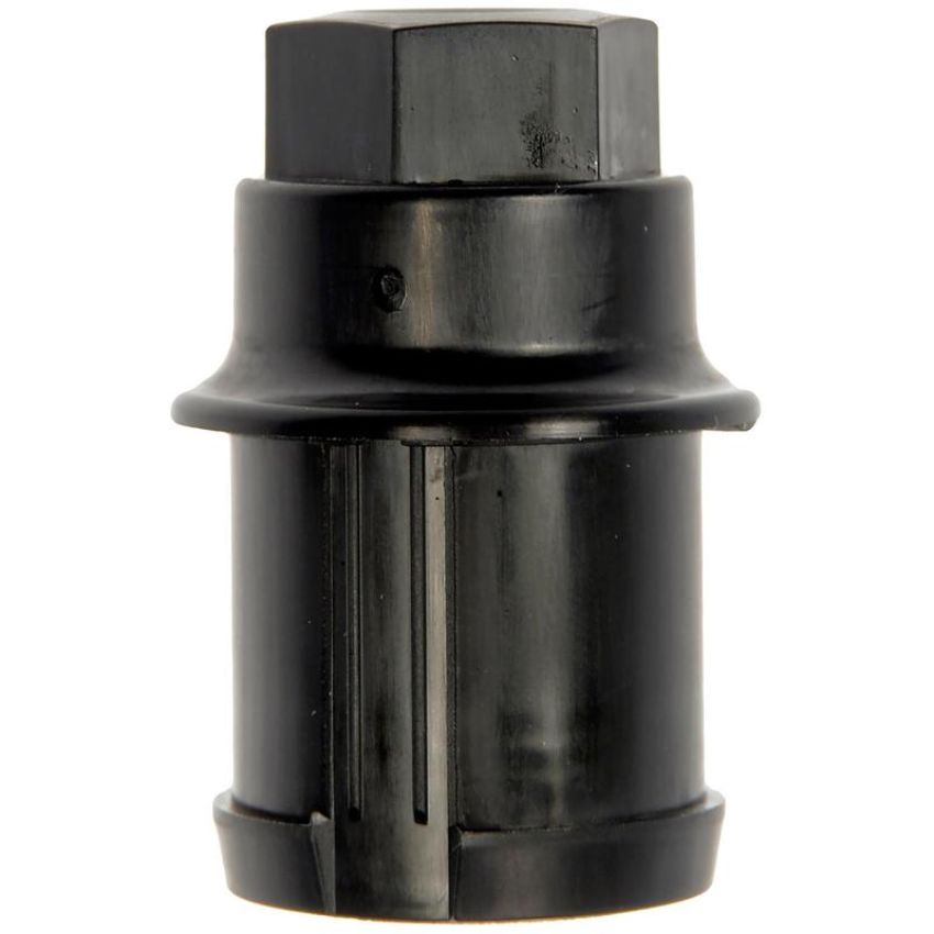 DORMAN 611-948 M27-2.0 Black Wheel Nut Cover - Threaded Type