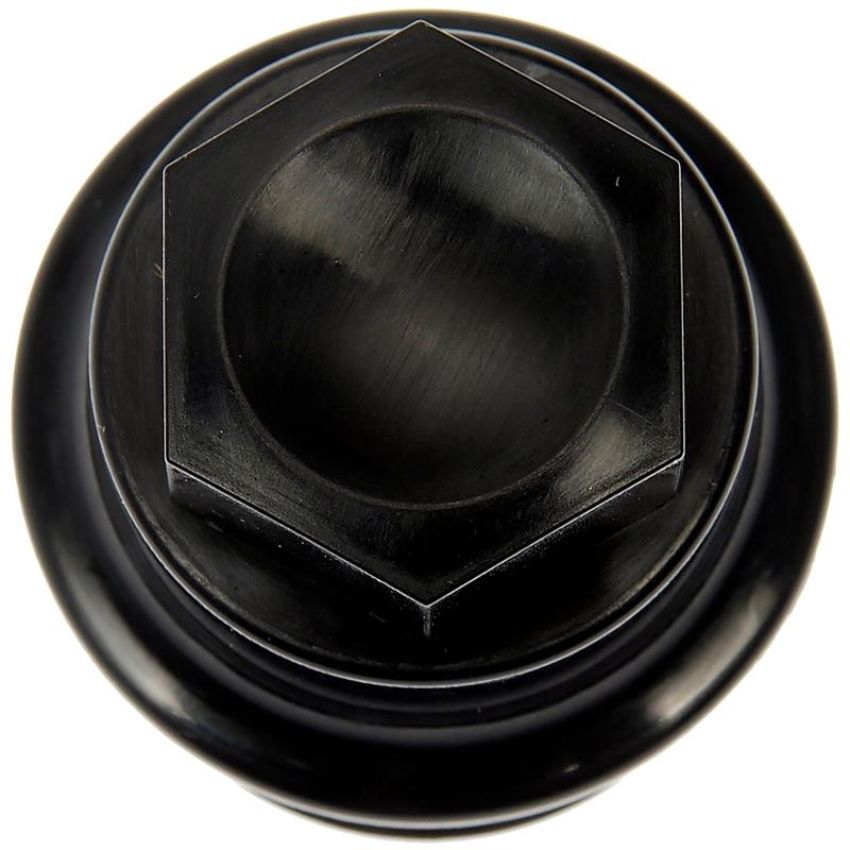 DORMAN 611-948 M27-2.0 Black Wheel Nut Cover - Threaded Type