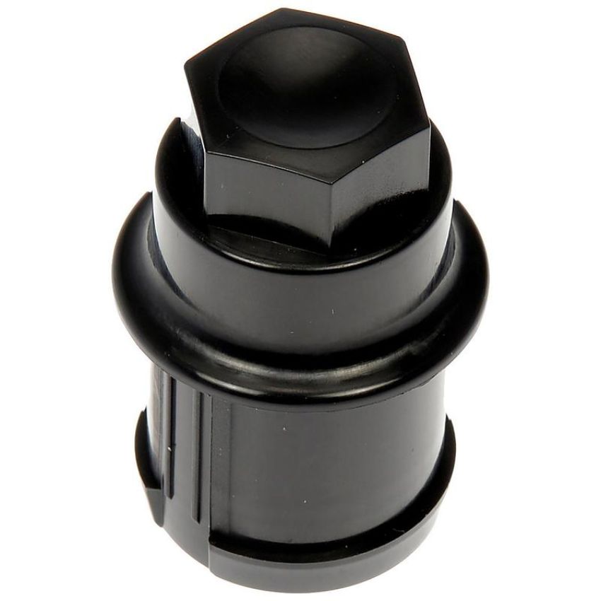 DORMAN 611-948 M27-2.0 Black Wheel Nut Cover - Threaded Type