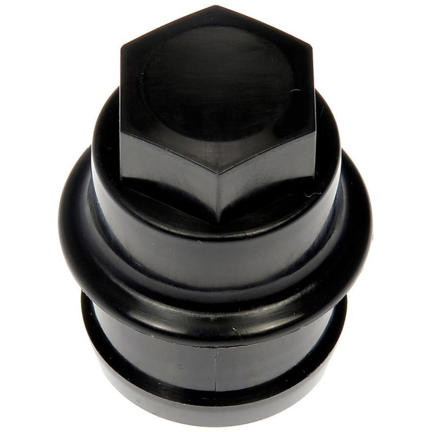 DORMAN 611-949 M27-2.0 Black Wheel Nut Cover - Threaded Type