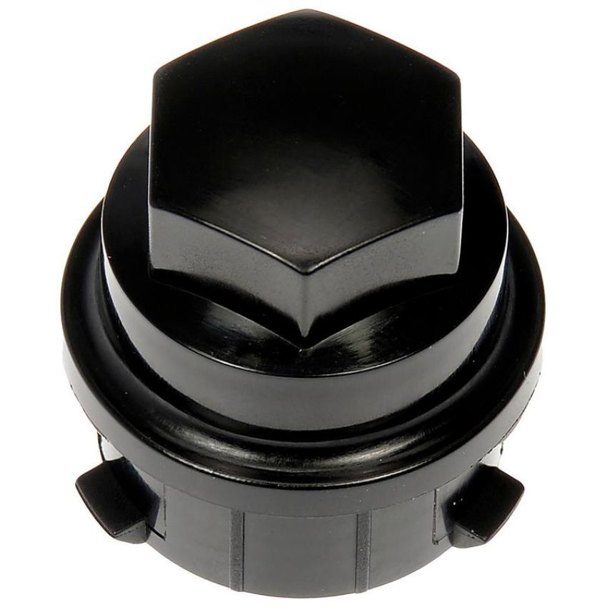 DORMAN 611-953 M27-2.0 Black Wheel Nut Cover - Threaded Type