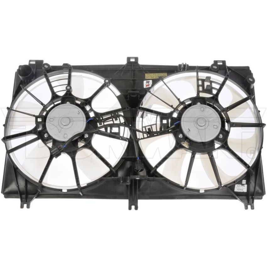 DORMAN 620-498 Dual Fan Assembly Without Controller
