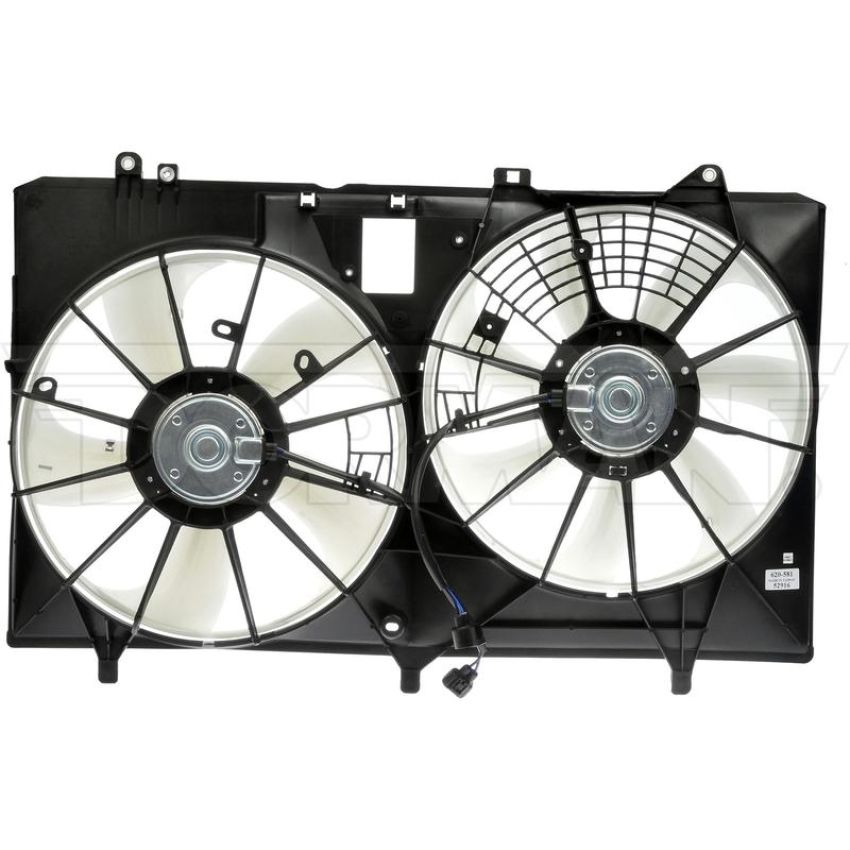DORMAN 620-581 Dual Fan Assembly Without Controller