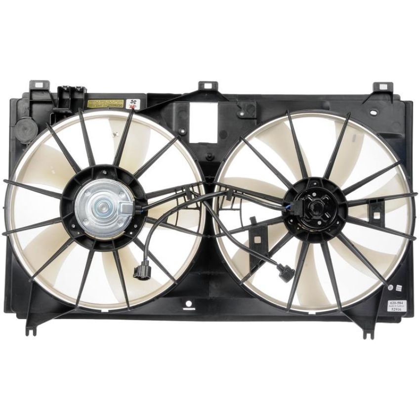 DORMAN 620-584 Dual Fan Assembly Without Controller