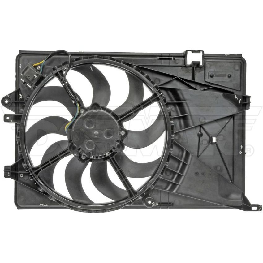 DORMAN 620-586 Radiator Fan Assembly With Resistor