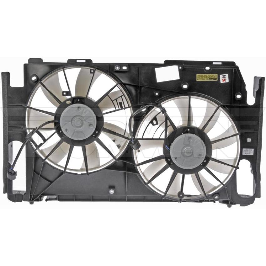 DORMAN 620-598 Dual Fan Assembly Without Controller