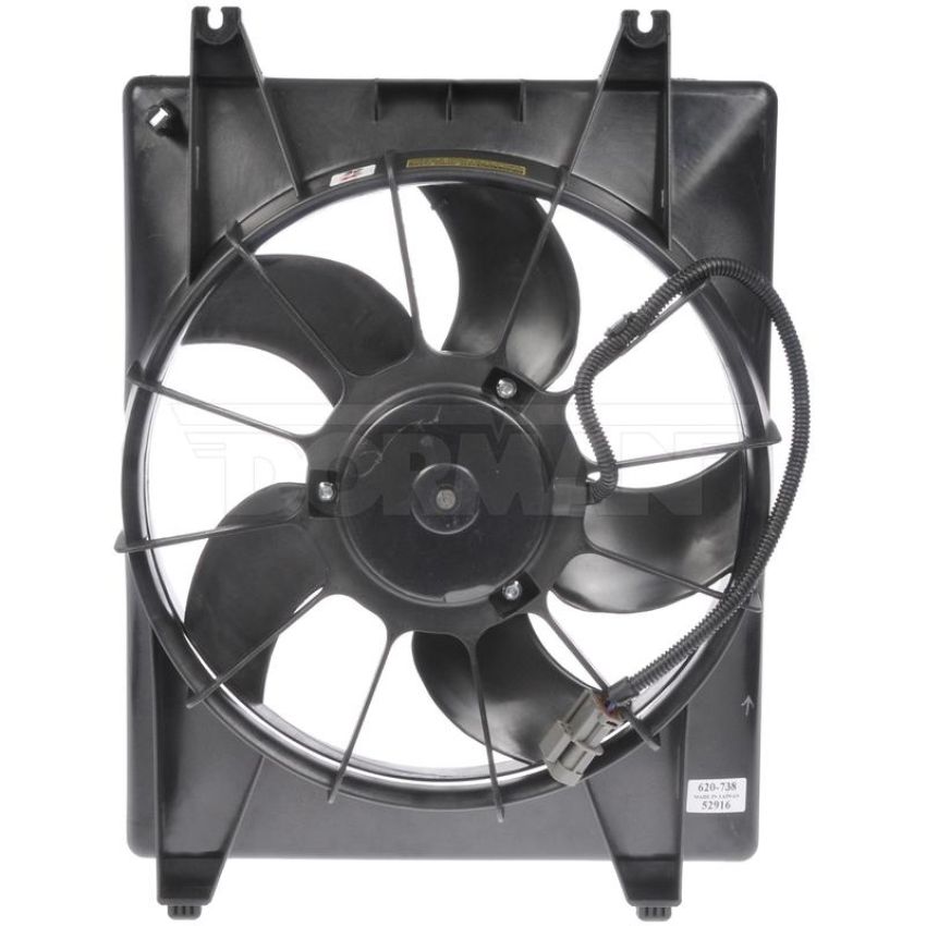 DORMAN 620-738 Radiator Fan Assembly Without Controller