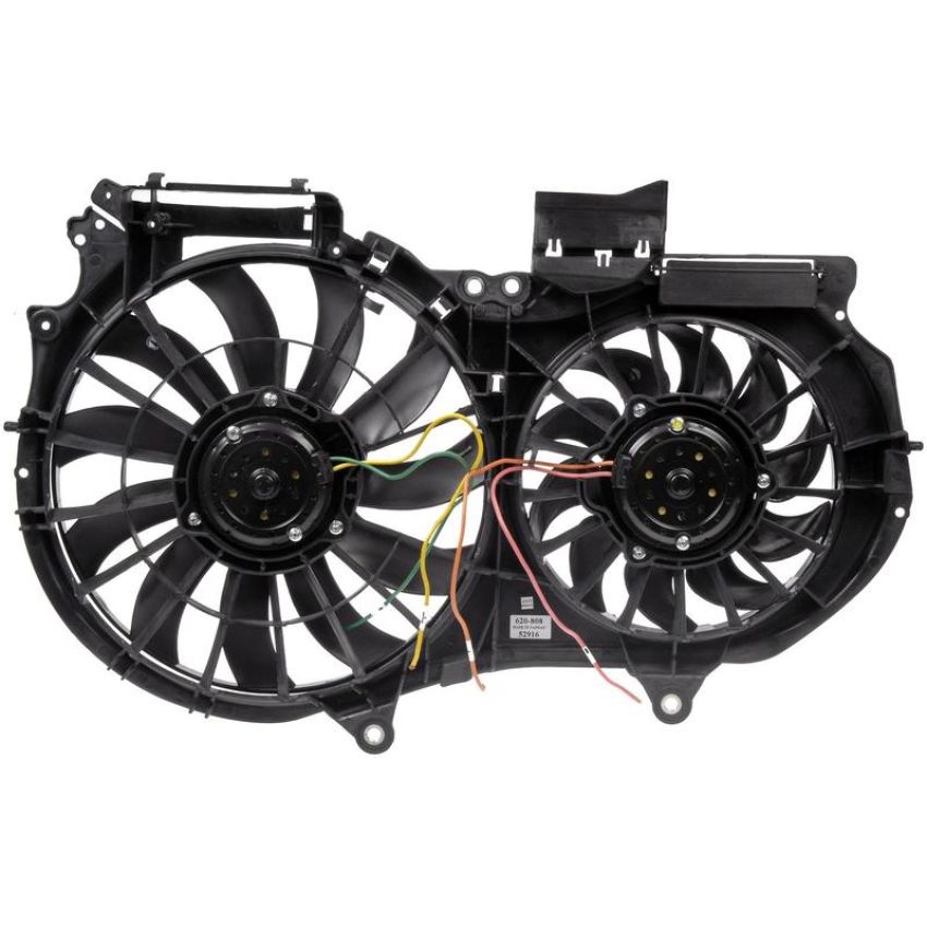DORMAN 620-808 Dual Fan Assembly Without Controller