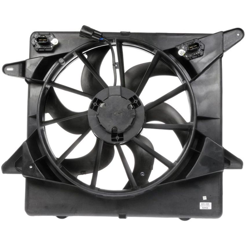 DORMAN 621-103 Radiator Fan Assembly With Controller
