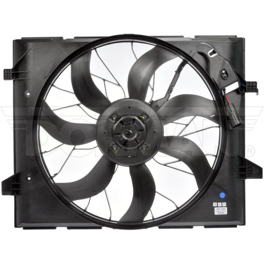 DORMAN 621-134 Radiator Fan Assembly With Controller