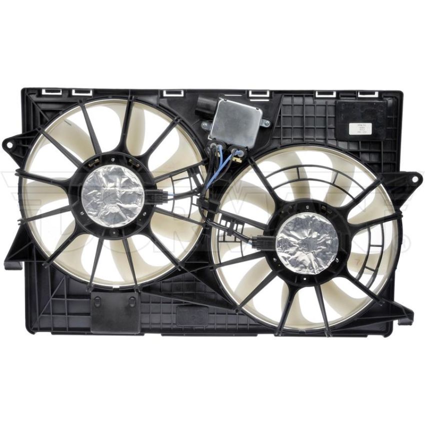 DORMAN 621-384 Dual Fan Assembly With Resistor And Controller