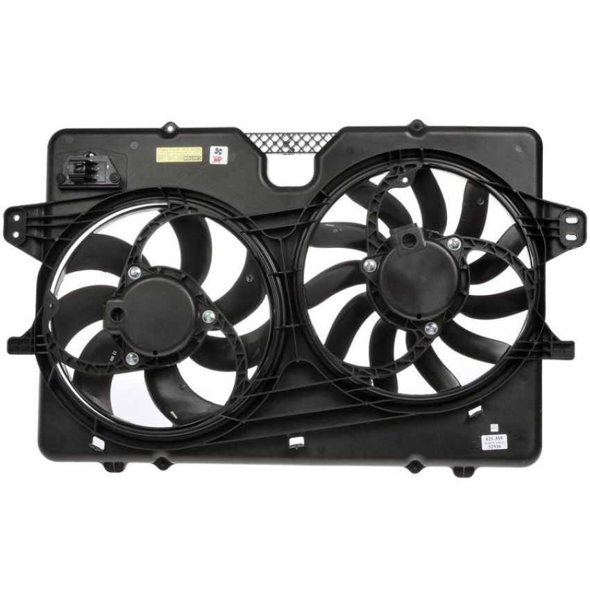 DORMAN 621-395 Dual Fan Assembly Without Controller