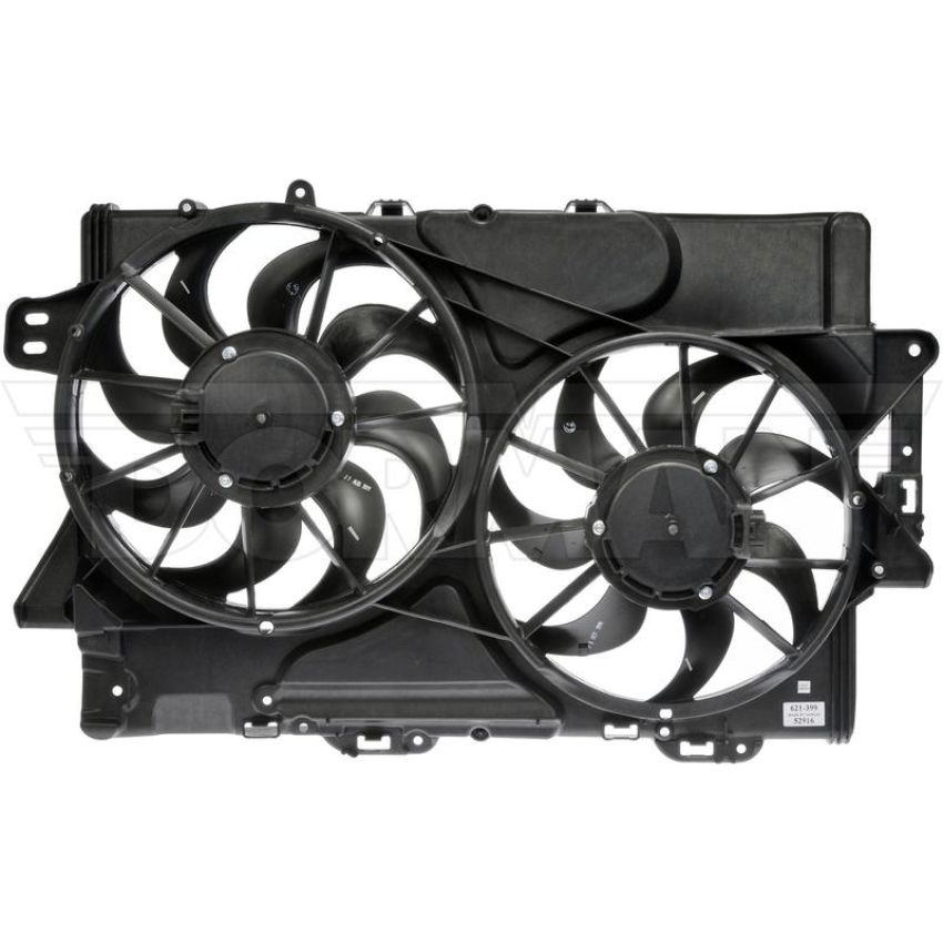 DORMAN 621-399 Dual Fan Assembly Without Controller