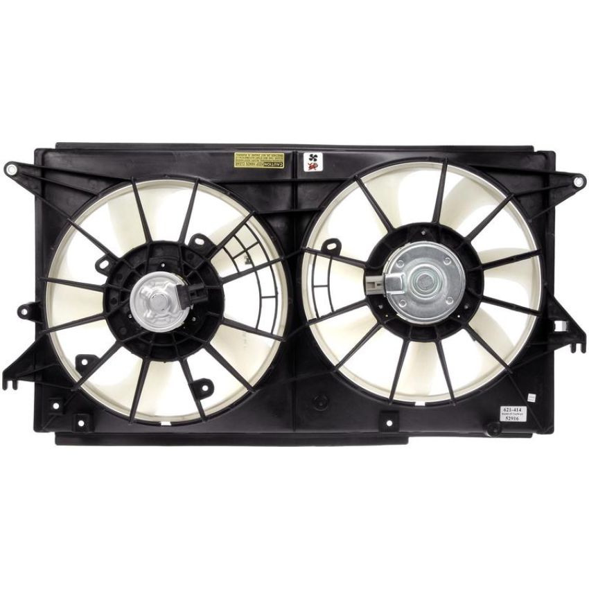 DORMAN 621-414 Dual Fan Assembly Without Controller