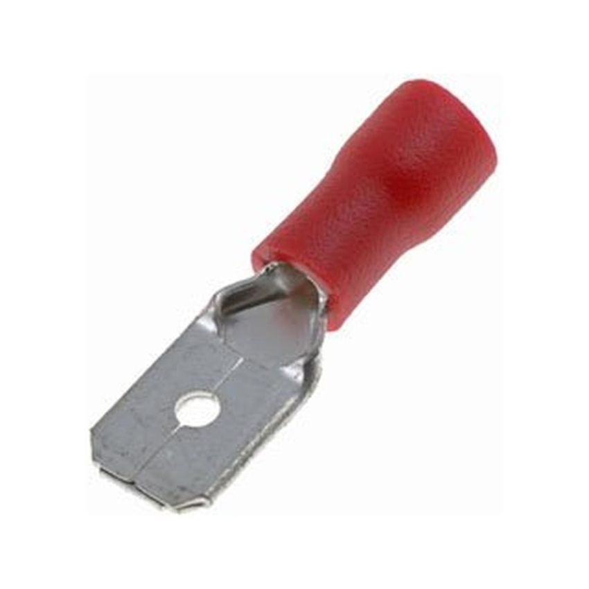 DORMAN 638-260 22-18 Gauge Male Slide Disconnect Terminal, .250 In., Red