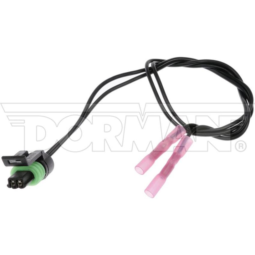 DORMAN 645-1000 Two Wire Electrical Pigtail With Watertight Male Connector And Female Terminals