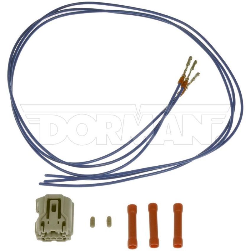 DORMAN 645-744 3 Wire Pigtail - Male Connector With Female Terminals
