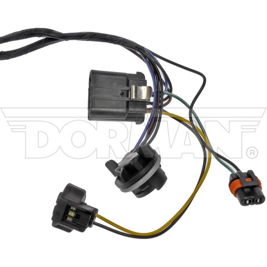 DORMAN 645-745 Wiring Harness Assembly With Two Lamp Sockets And Three Connectors