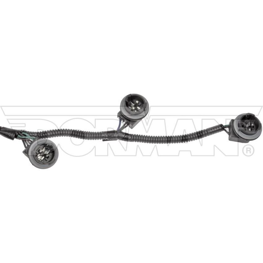 DORMAN 645-930 Rear Passenger's Side Tail, Turn, Brake, And Backup Light Harness With Sockets