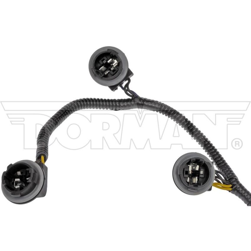 DORMAN 645-936 Rear Driver's Side Tail, Turn, Brake, And Backup Light Harness With Sockets