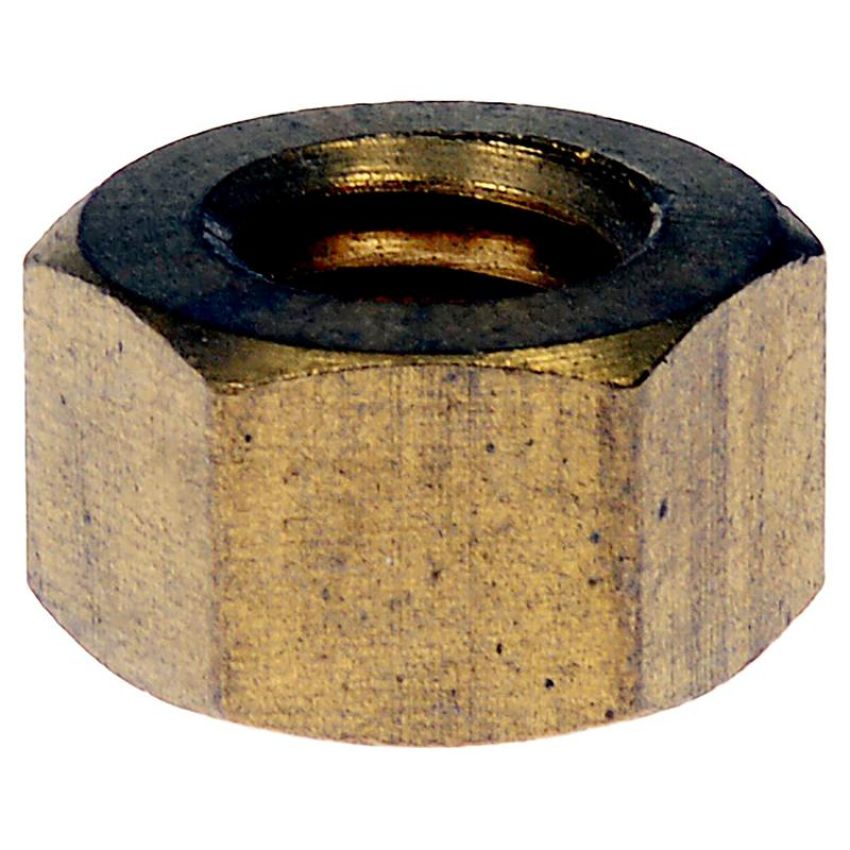 DORMAN 680-004 Hex Nut-Brass- 3/8-16 x 9/16 In.