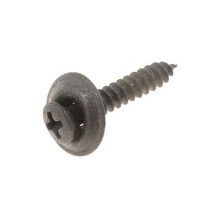 DORMAN 700-107 Trim Screw-Black Sems Head-No. 8 x 1 In.