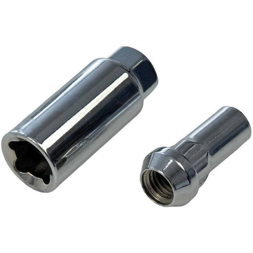 DORMAN 711-1028 Wheel Nut Lock Chrome Acorn Nut Set M14-2.0