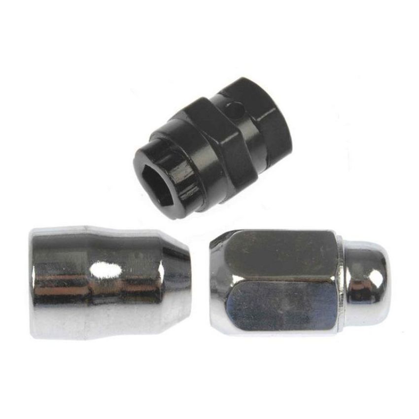 DORMAN 711-141 Chrome Acorn 2-Pc 7/16-20