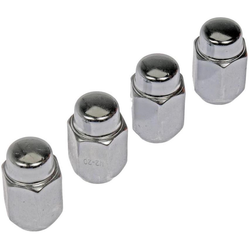 DORMAN 711-201 Wheel Nut Chrome Acorn 2-Pc 1/2-20
