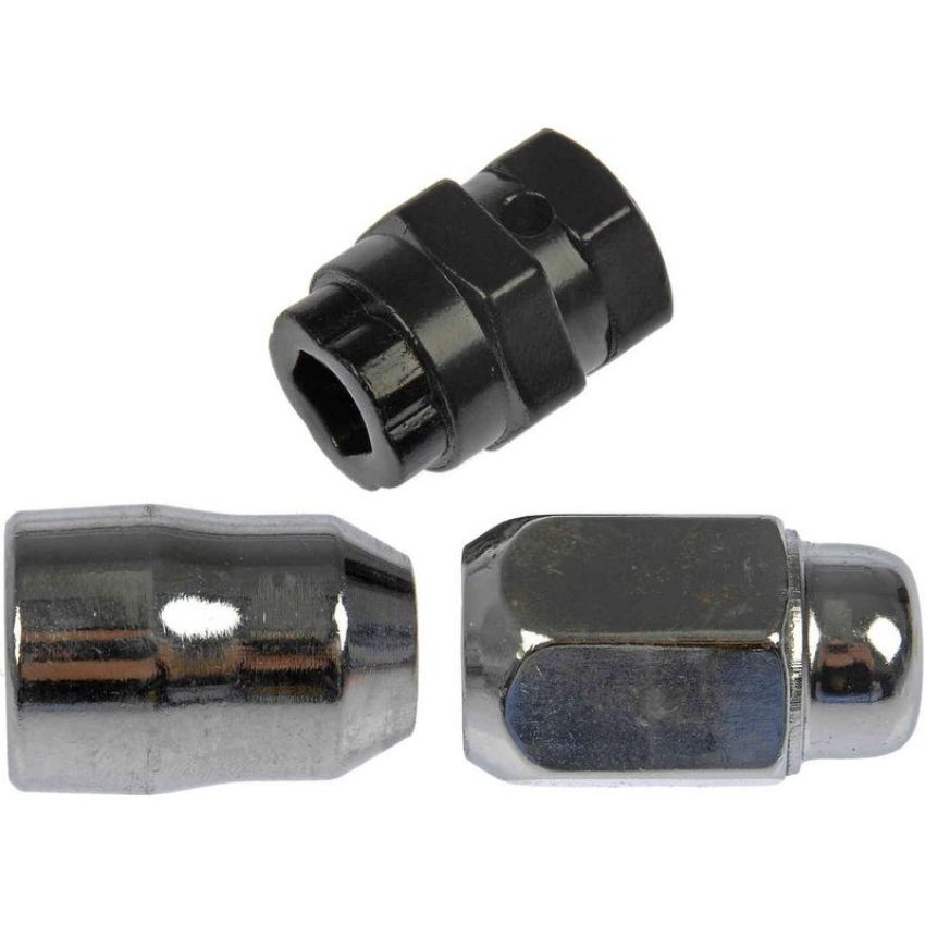 DORMAN 711-241 Chrome Acorn 2-Pc 1/2-20